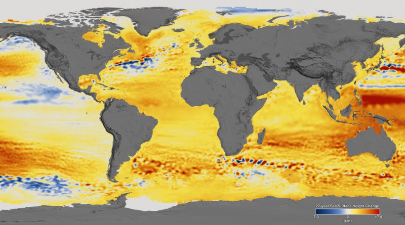 рост уровня вод Мирового океана